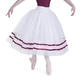 Freed of London Romantic, falling tutu skirt - White/port