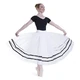 Freed of London Romantic, falling tutu skirt - White/black