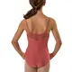 Bria, Leotard with thin straps for girls - Dusty rose GP