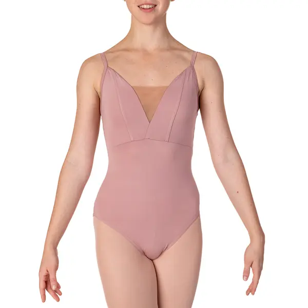 Brielle, women's leotard with thin straps