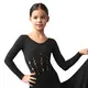 Grand Prix Daisy, girls' long-sleeved leotard 