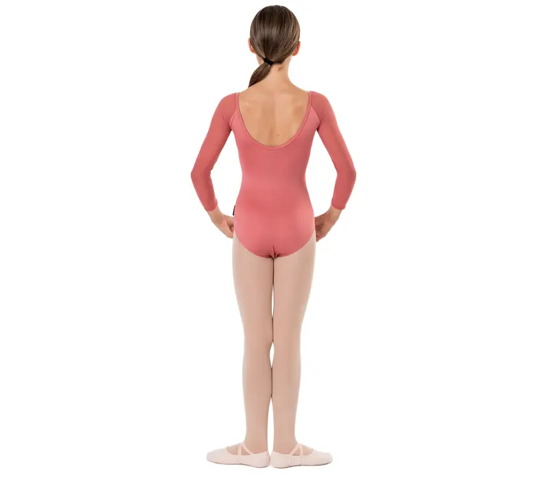 Danica, Girl's Leotard - Dusty rose GP