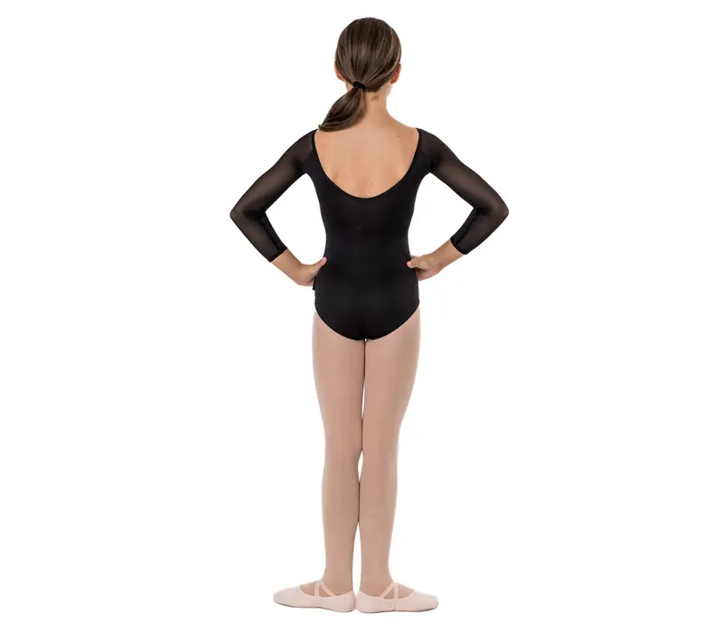 Danica, Girl's Leotard - Black