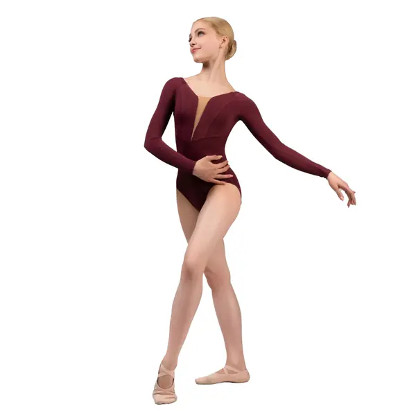 Le Secret Danica, Women's Long Sleeve Leotard