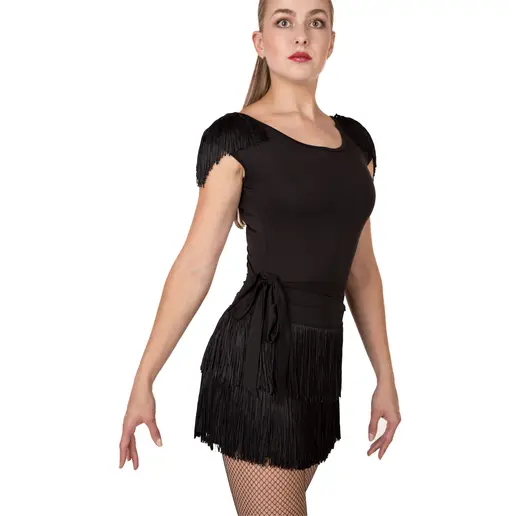 Grand Prix Demi fringe, wrap tasseled skirt for girls