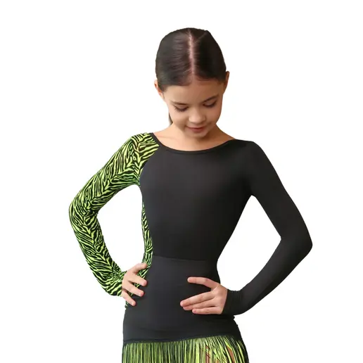 Grand Prix Dolly, girls' long-sleeved bodysuit 