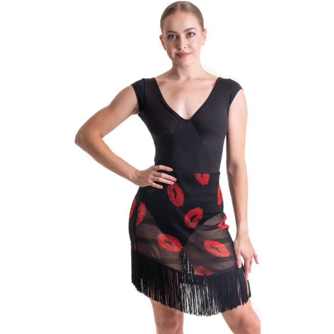 Kaia mesh, mesh skirt with tassels Kaia mesh, mesh skirt with tassels