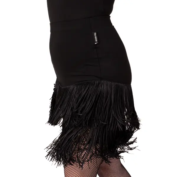 Kaia fringe, skirt with fringe for ladies