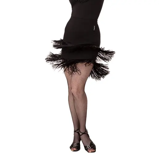 Grand Prix Kaia fringe,ladies skirt with fringes