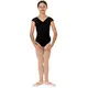 Danna, leotard for girls - Black