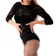 Grand Prix Karla, long sleeve latin bodysuit for women