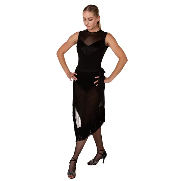 Kylie, women's leotard with tassels