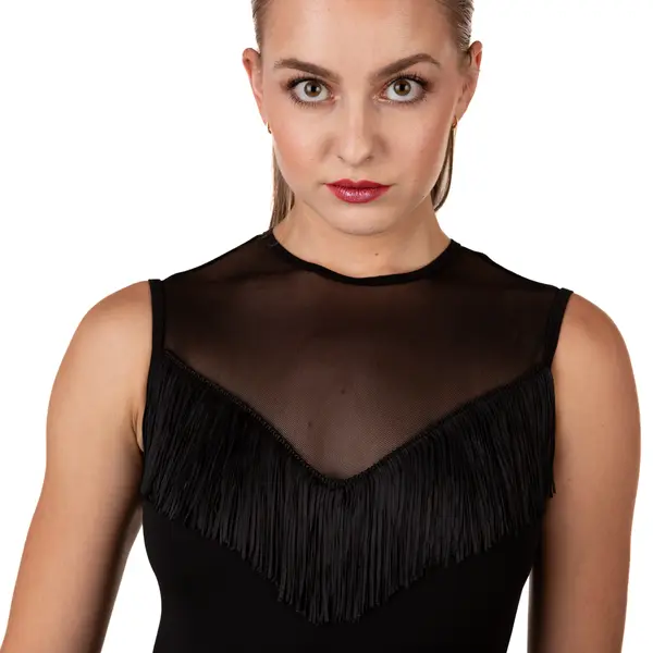 Kylie, women's leotard with tassels