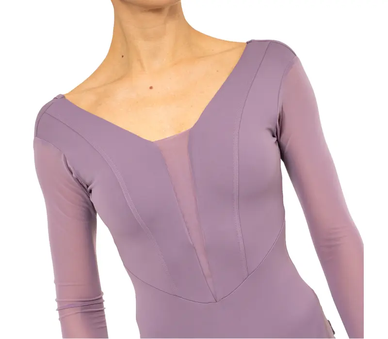 Le Secret Elodie, Women's Long Sleeve Ballet Leotard Le Secret Elodie, Women's Long Sleeve Ballet Leotard - Vintage violet GP