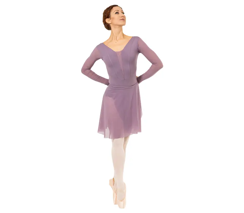 Le Secret Elodie, Women's Long Sleeve Ballet Leotard - Vintage violet GP Le Secret Elodie, Women's Long Sleeve Ballet Leotard - Vintage violet GP