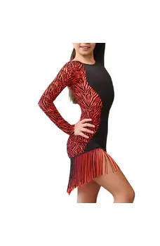 Grand Prix Lila, girls' latin skirt