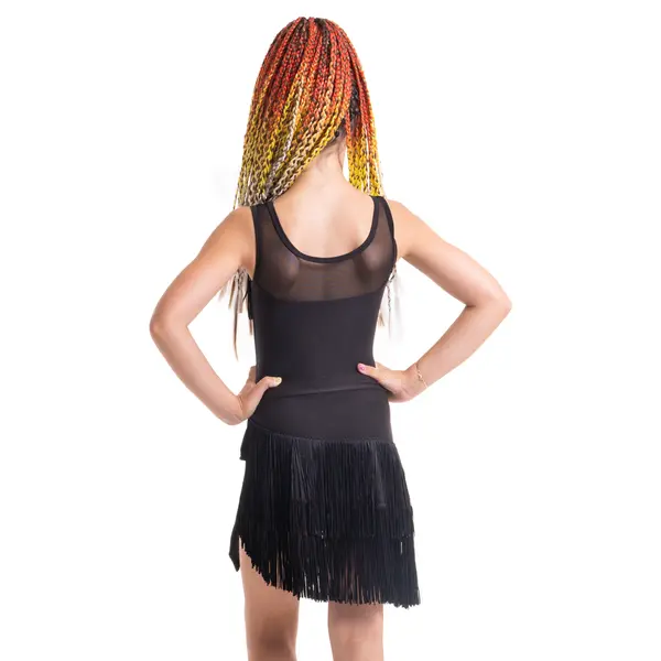 Natella leotard with tassels for girls