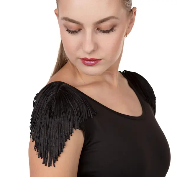 Sabra, women's leotard with tassels