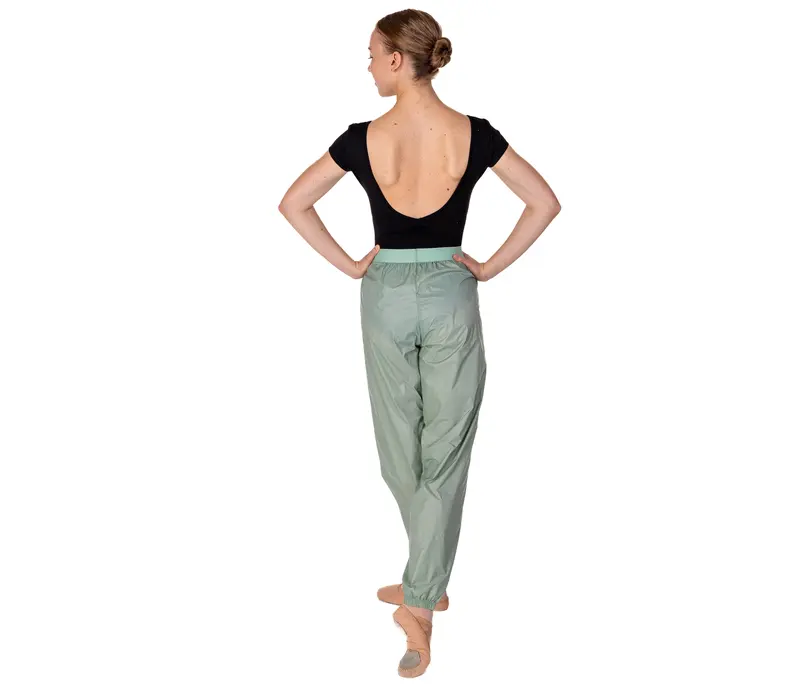 Sauna Lesson, Long Warm-up Pants - Mint