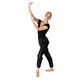 Sauna Lesson, Long Warm-up Pants - Black