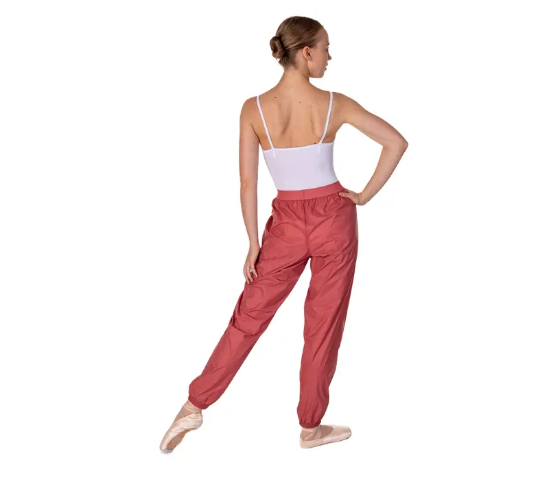 Sauna Lesson, Long Warm-up Pants - Dusty rose GP