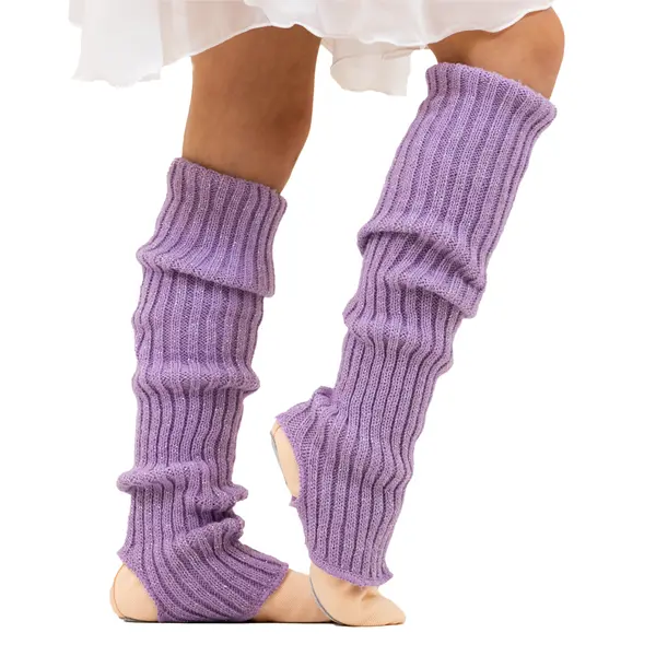 Intermezzo Prelux,  knitted leg warmers with silver thread