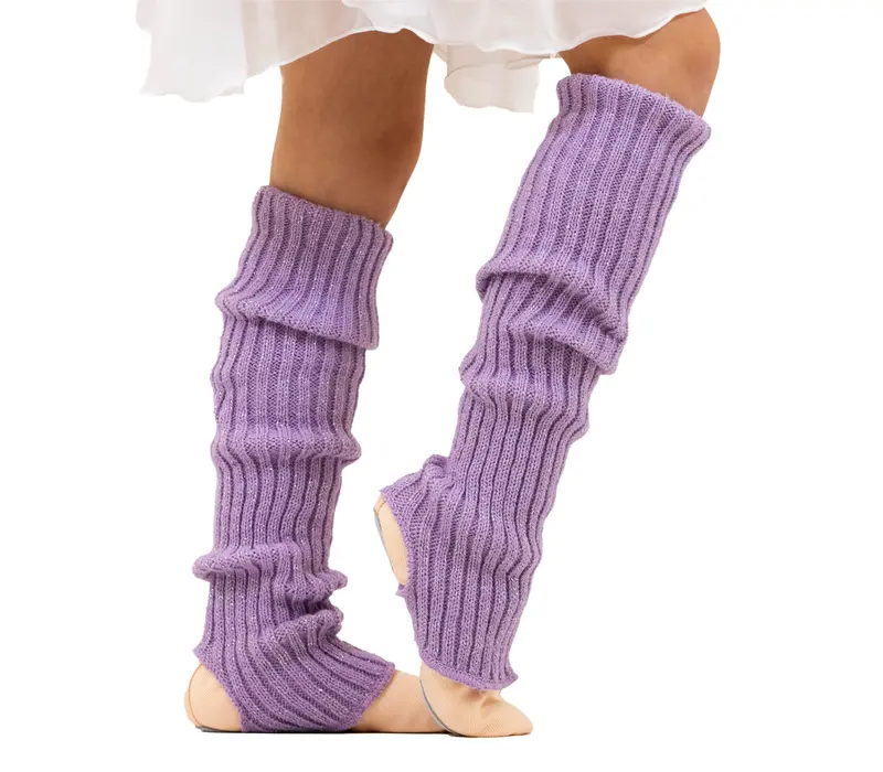 Intermezzo, knitted socks for children - Lilac