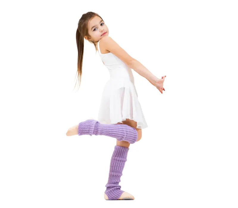 Intermezzo, knitted socks for children - Lilac