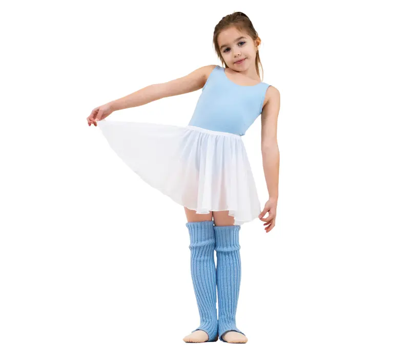 Intermezzo, knitted socks for children - Sky blue 