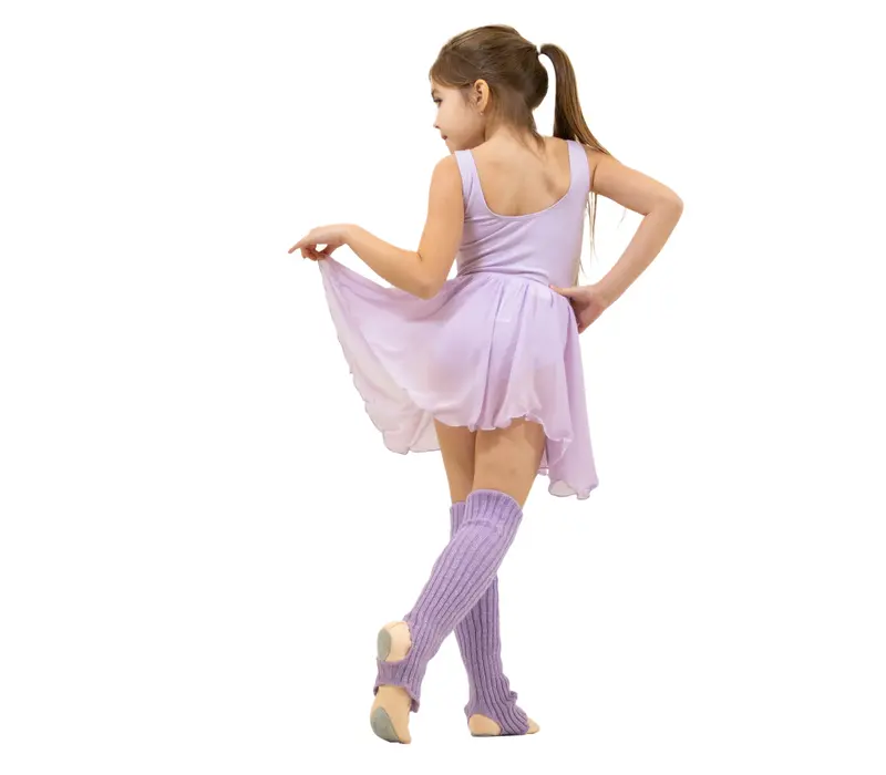 Intermezzo, knitted socks for children - Lilac