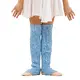 Intermezzo, knitted socks for children - Sky blue 