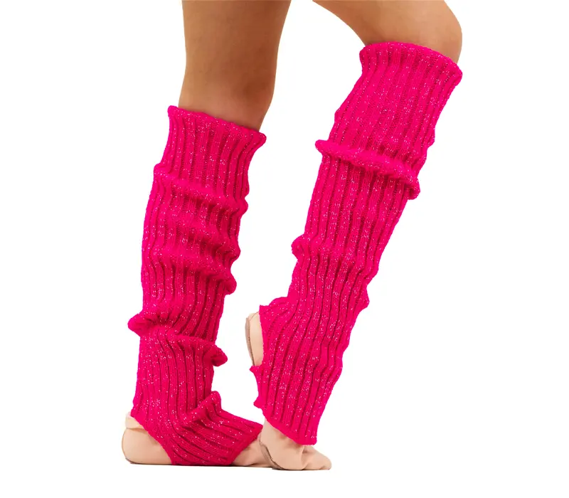 Intermezzo, knitted socks for children - Fuchsia
