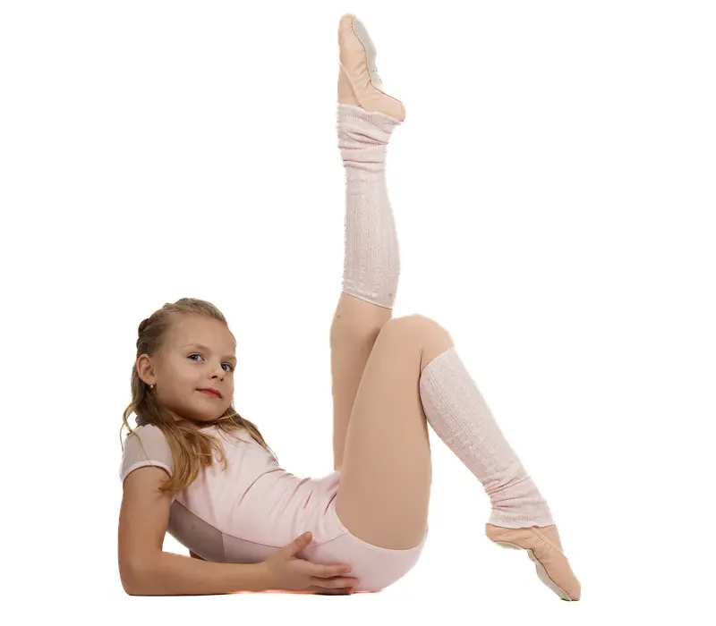 Intermezzo Bambi, soft leg warmers for children - Pink