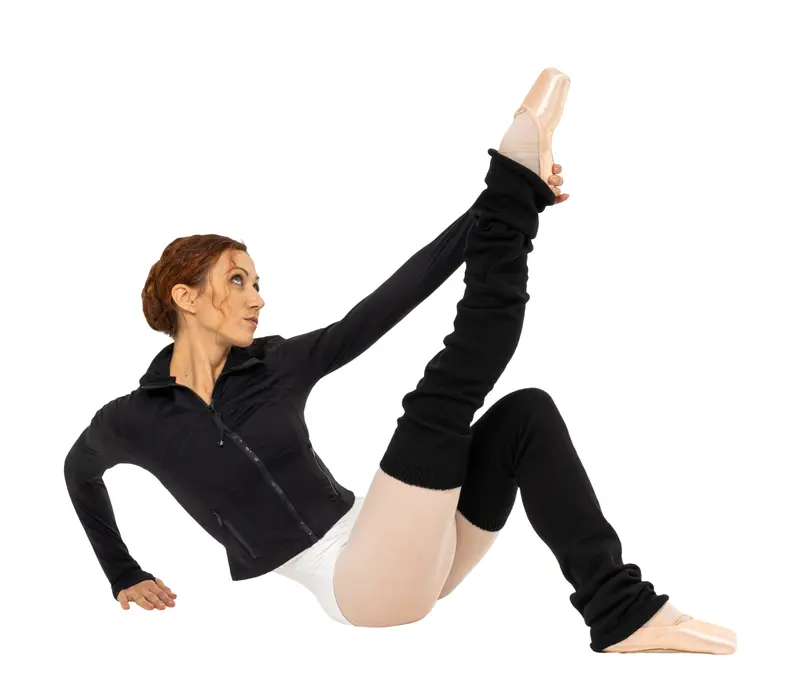 Intermezzo Ganesha, Knitted Leg Warmers - Black Intermezzo Ganesha, Knitted Leg Warmers - Black