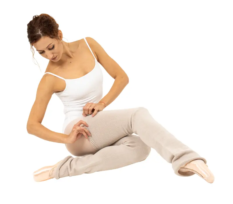 Intermezzo Ganesha, Knitted Leg Warmers - Beige Intermezzo Ganesha, Knitted Leg Warmers - Beige