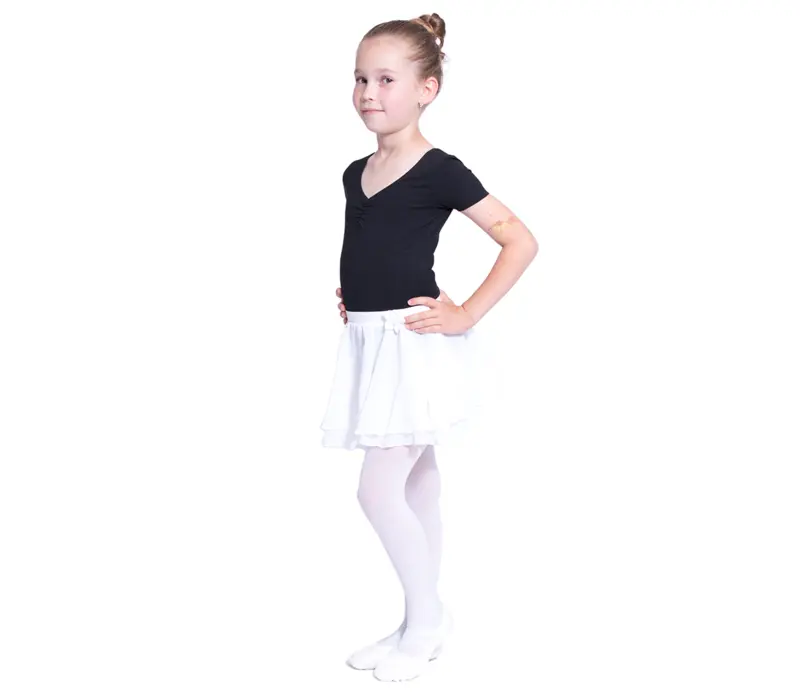 Sansha Kristie, two-layered ballet skirt - White
