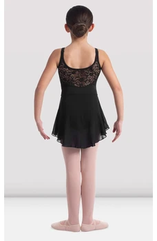 Mirella Daidy, leotard with double straps and a skirt