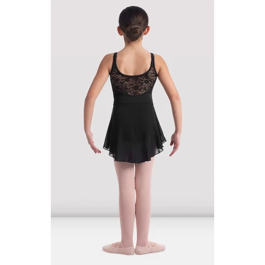 Mirella Daidy, leotard with double straps and a skirt