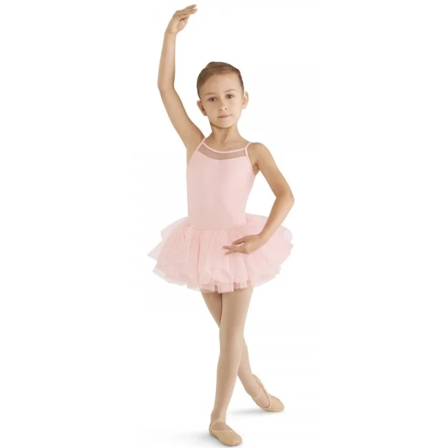 Mirella M409C Cord mesh cami tutu leotard, leotard with a tutu skirt