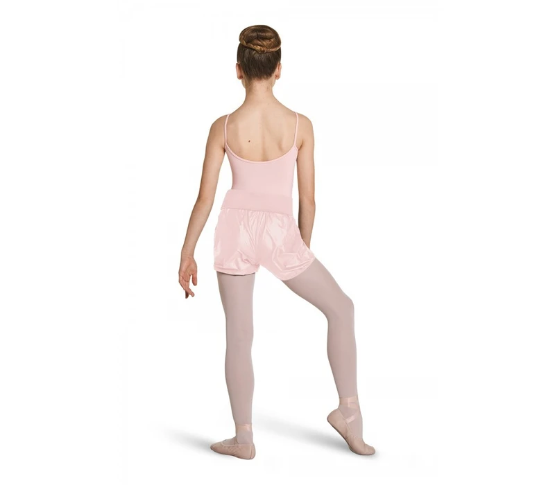 Mirella Rip stop warm-up shorts for girls - Light pink