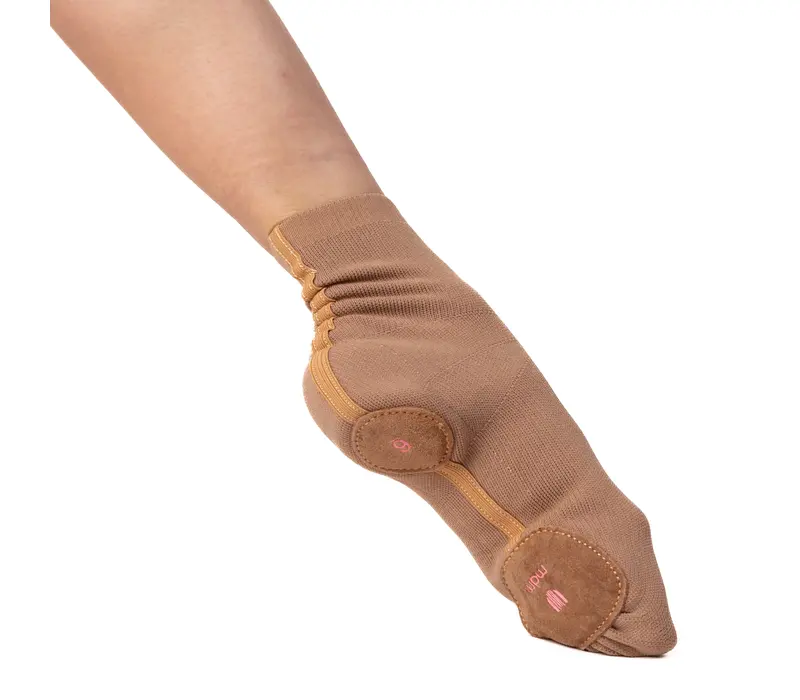 Intrinsic Profile 2.0, elastic ballet slippers for flat feet, adults  - Tan