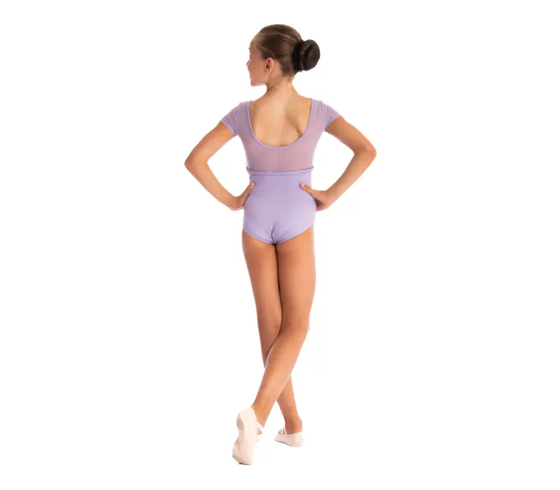 Mirella Miami, Girl's Cap Sleeve Leotard - Lilac Bloch