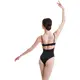 Mirella black Label, leotard for thin straps with ruffled detail