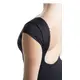 Mirella Black cap sleeve leotard, women's leotard