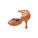 Rummos R385, ballroom dance shoes - Dark tan satin Rummos