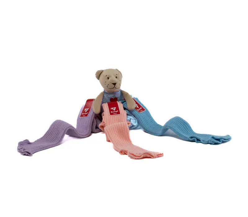 Stirrups children's leg warmers - Salmon