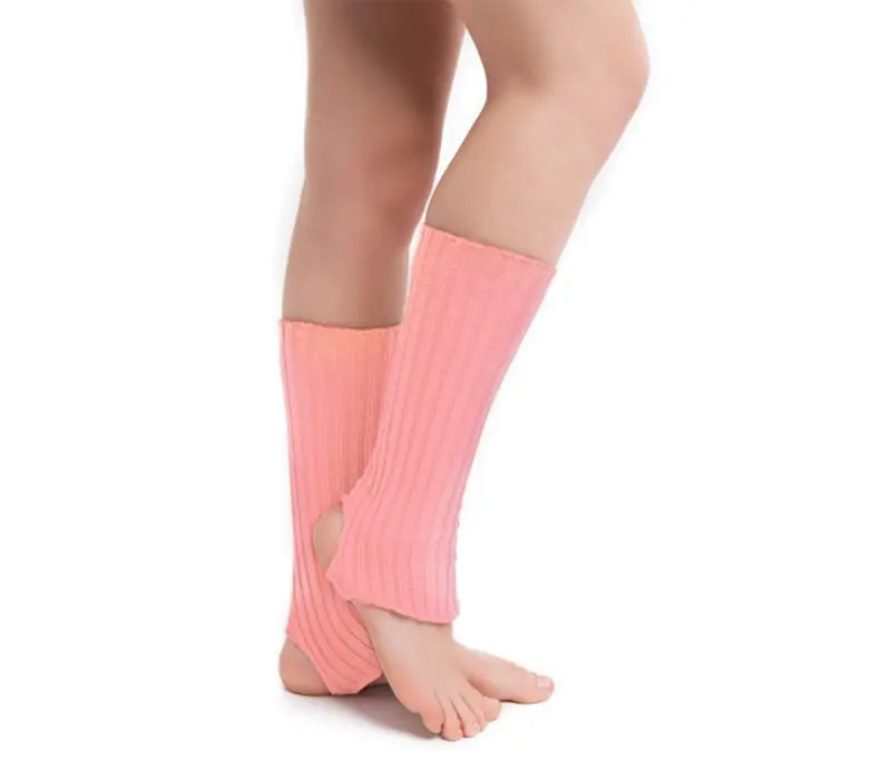 Stirrups children's leg warmers - Salmon