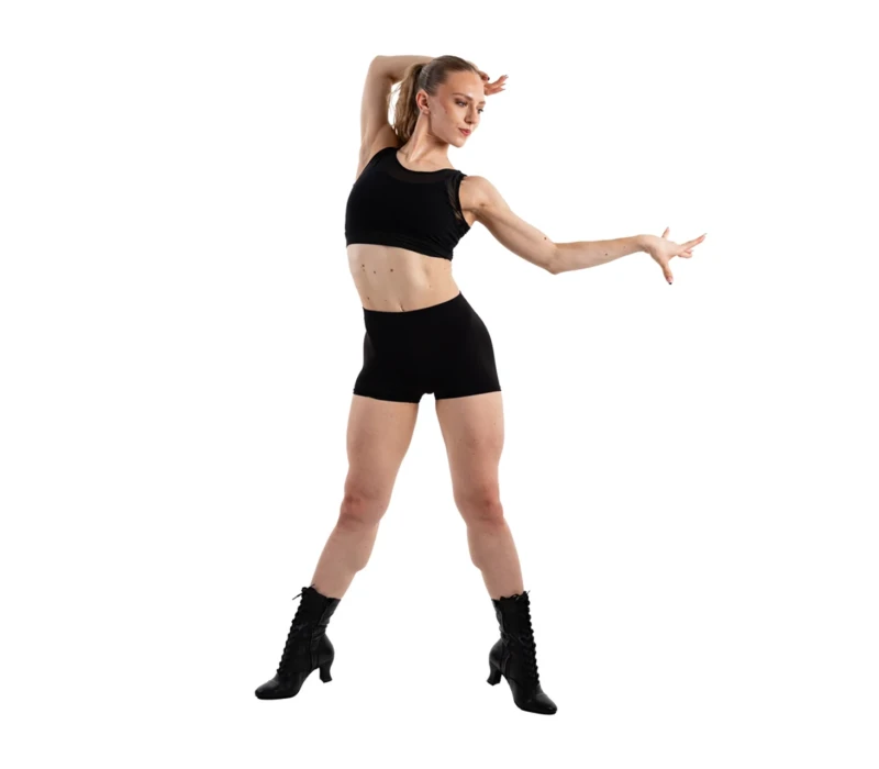 Rumpf Betty, ladies' leather dance boots Rumpf Betty, ladies' leather dance boots - Black