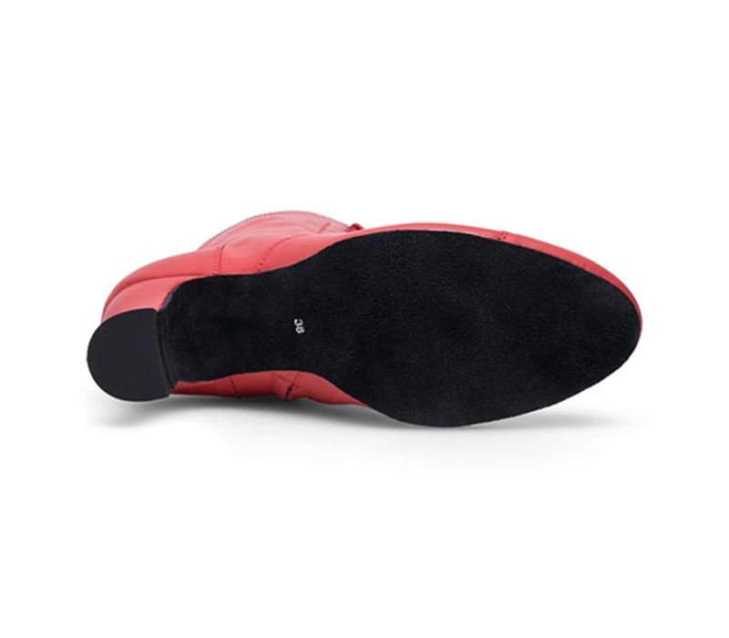 Rumpf Betty, ladies' leather dance boots Rumpf Betty, ladies' leather dance boots - Red