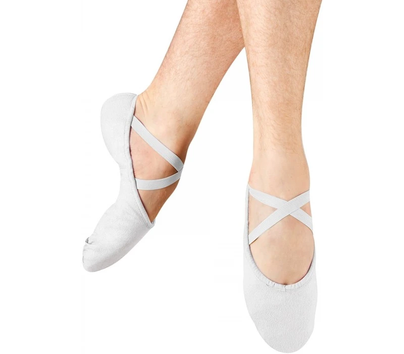 Bloch Pump, ballet shoes for men  - White